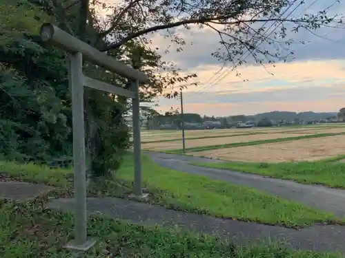 佐室子安神社の鳥居