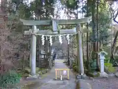 五所駒瀧神社の鳥居