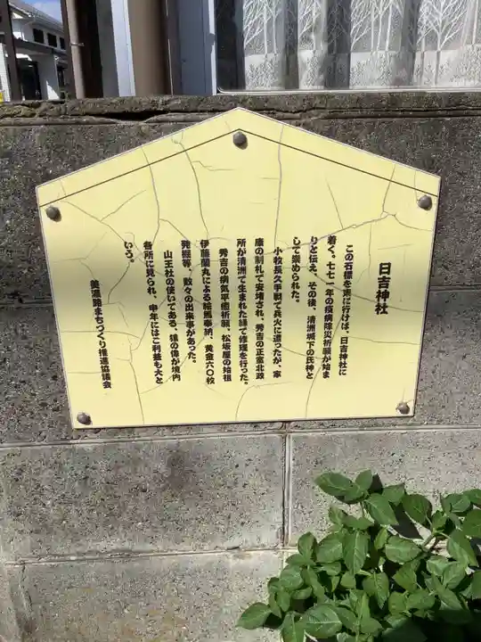 清洲山王宮 日吉神社の歴史