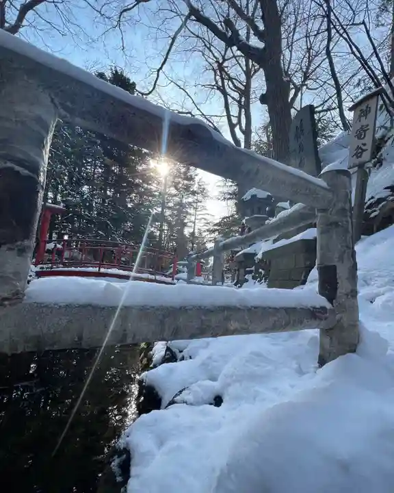 白石神社の庭園