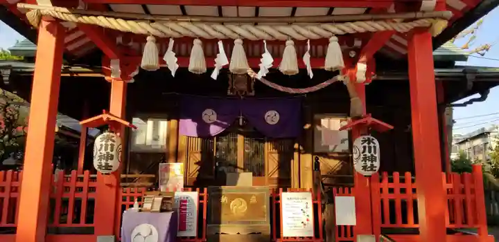 葛飾氷川神社の本殿・本堂