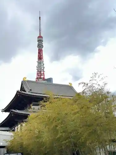 増上寺の景色