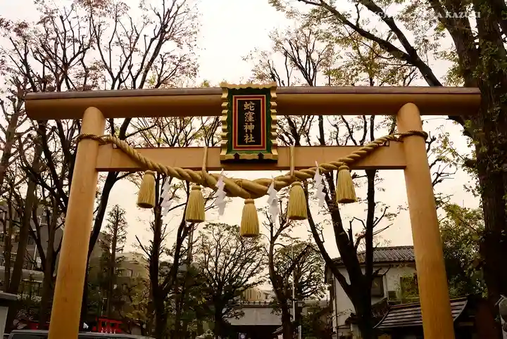 蛇窪神社の鳥居