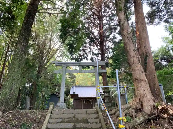 五柱神社の鳥居