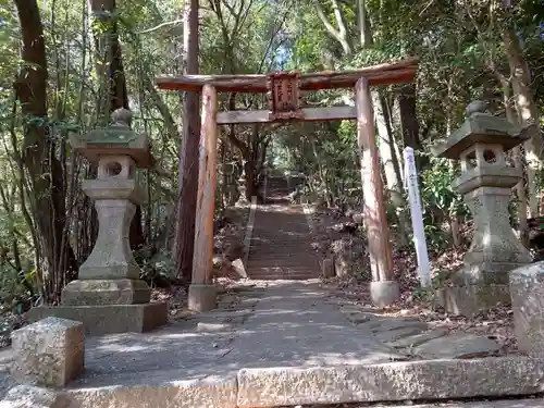 天石門別八倉比売神社の鳥居