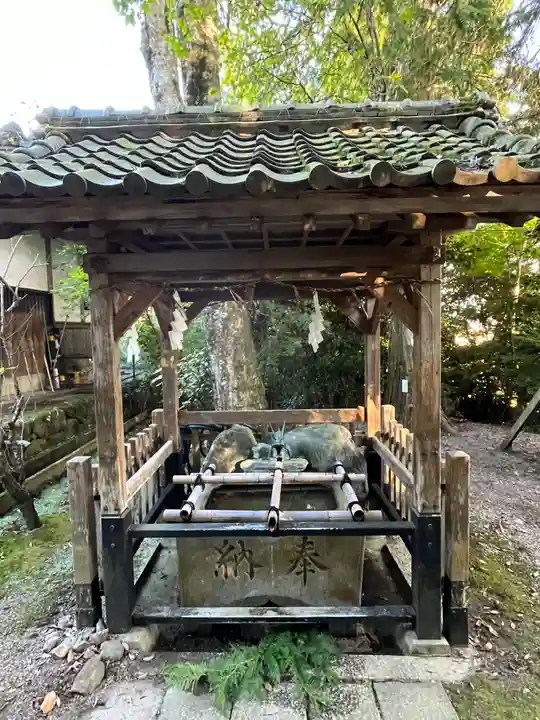天満神社の手水舎