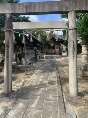 神明社（高台寺町）の鳥居