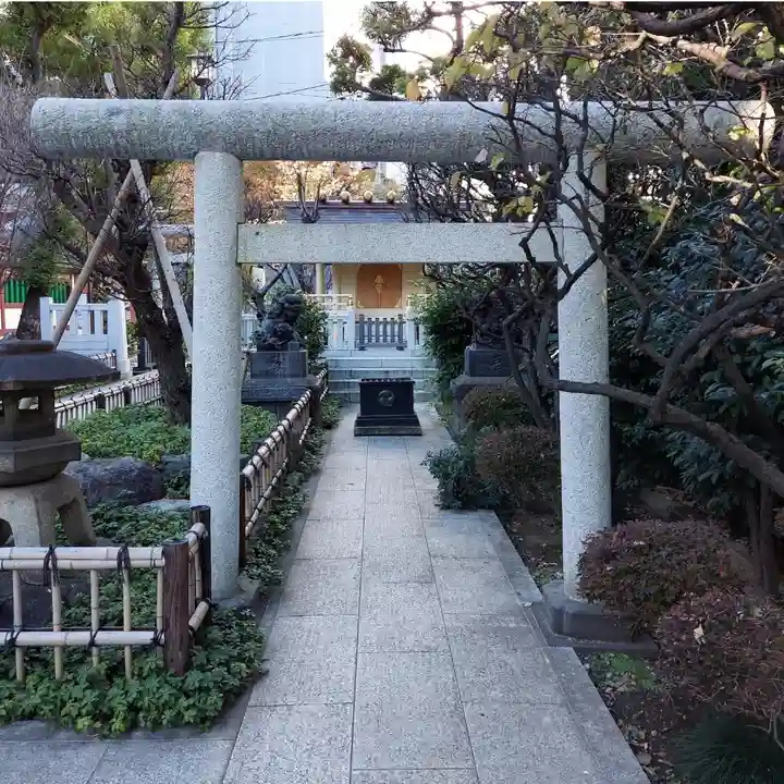 蒲田八幡神社の鳥居