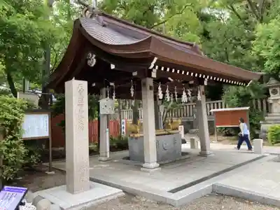 富岡八幡宮の手水舎