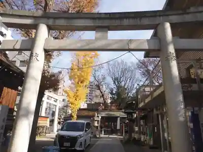 下谷神社の鳥居