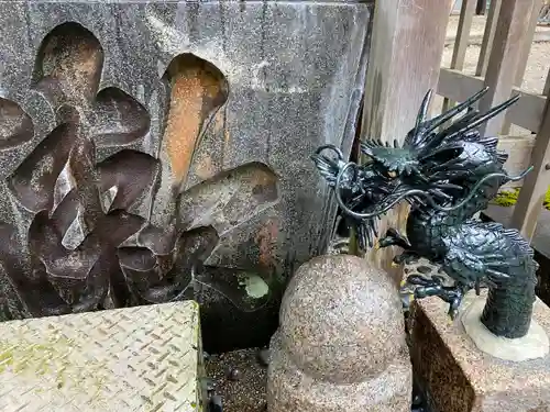 内々神社の手水舎