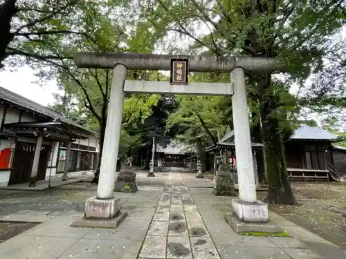 神明社の鳥居