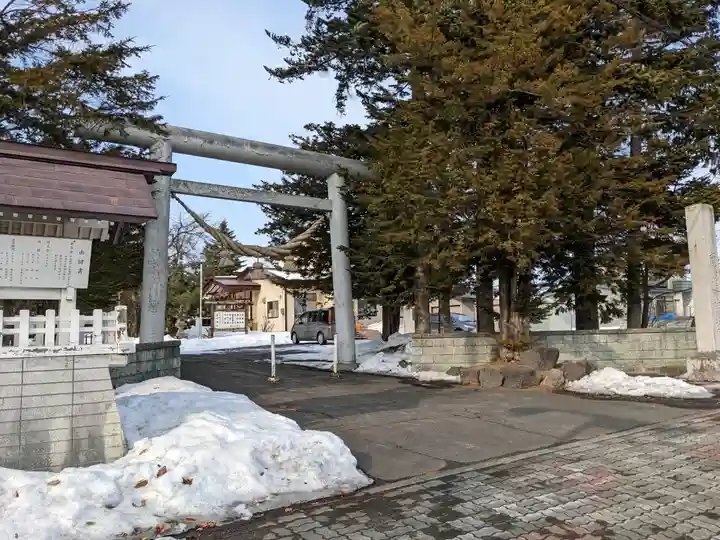 鹿追神社の鳥居