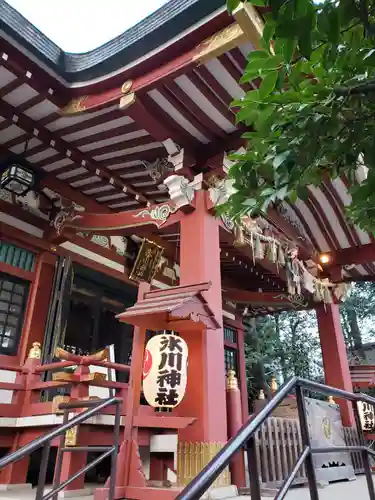 中野氷川神社の本殿・本堂