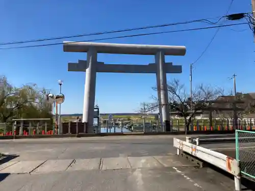 息栖神社の鳥居