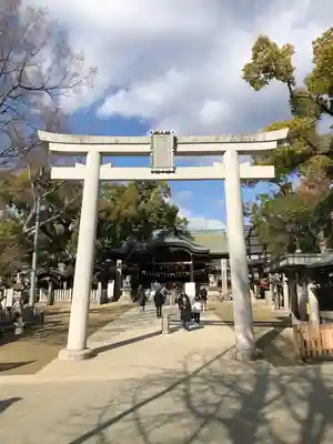 石切劔箭神社の鳥居