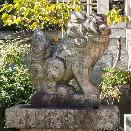 真田山 三光神社の狛犬