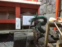 大山阿夫利神社の手水