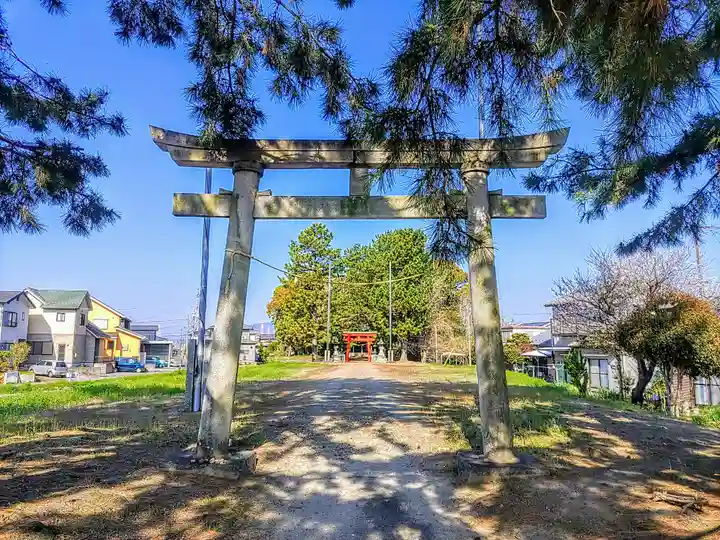 八幡神社(柴ケ森八幡社)の鳥居