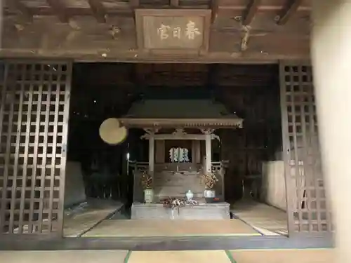 春日神社の本殿・本堂