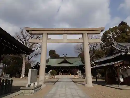 伴林氏神社の鳥居