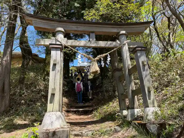 八溝嶺神社の鳥居