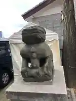 穏田神社の狛犬