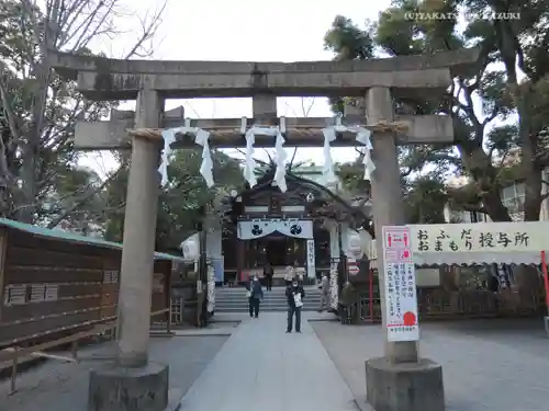 稲毛神社の鳥居