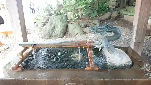 川越氷川神社の手水