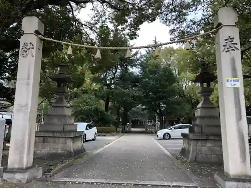 九所御霊天神社の鳥居