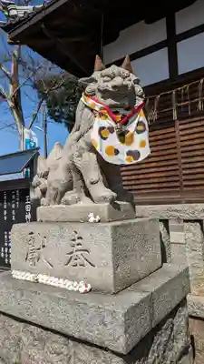 玉田神社の狛犬