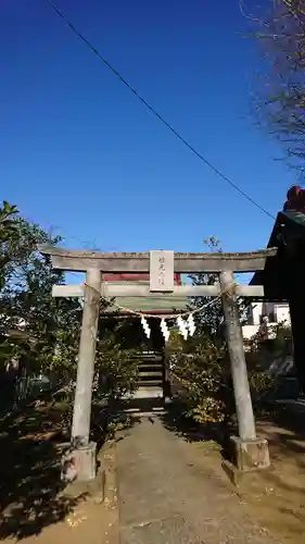 子之神社　妙見八幡の鳥居