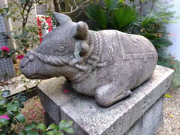 五條天神宮の狛犬