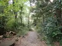 月水石神社の自然