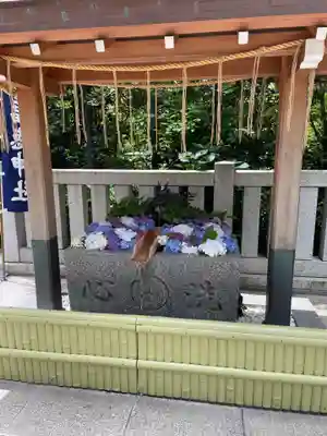 福徳神社（芽吹稲荷）の手水舎
