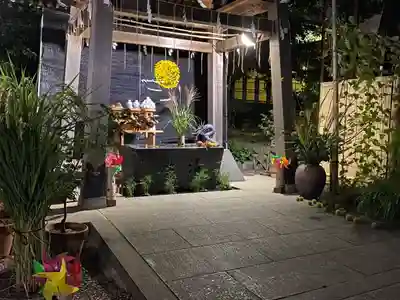 東海市熊野神社の手水舎