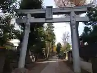 城山熊野神社の鳥居
