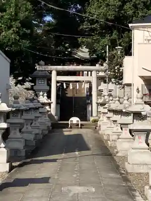 大泉氷川神社の鳥居