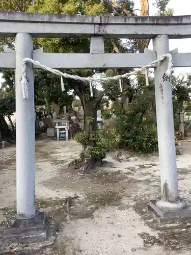 御嶽神社（林島町）の鳥居
