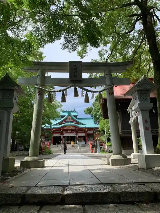 多摩川浅間神社の鳥居