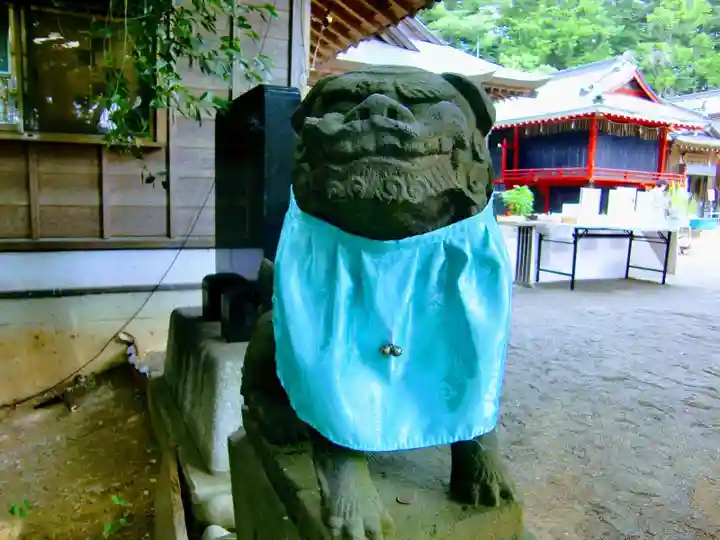 下総国三山 二宮神社の狛犬