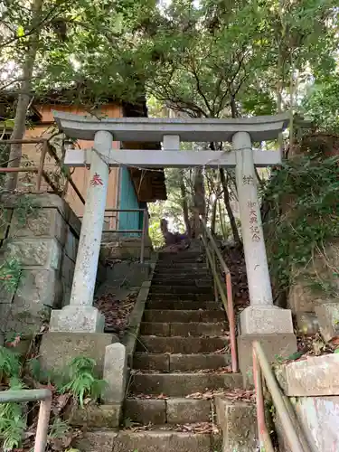 都波岐神社の鳥居