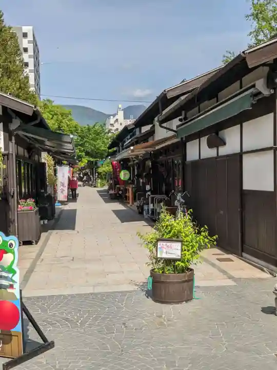 四柱神社の周辺