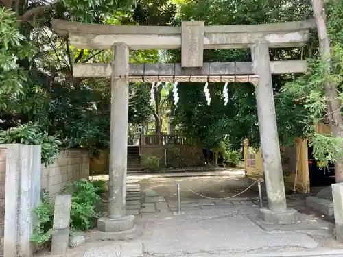 諏方神社の鳥居