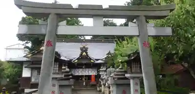 白蛇辨財天の鳥居