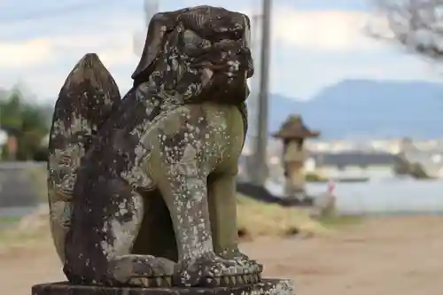 伊甚神社の狛犬