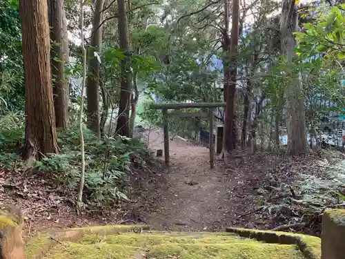 神社(名称不明)の鳥居