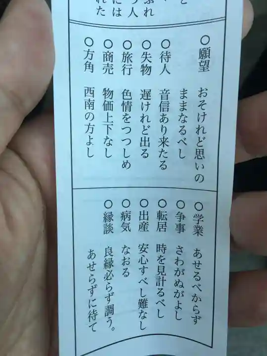 神田神社(神田明神)のおみくじ