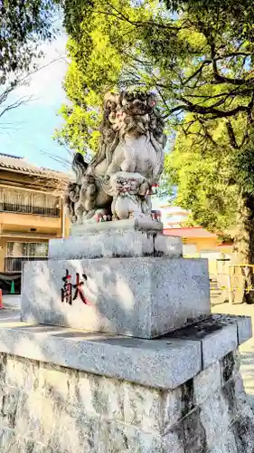 荻窪白山神社の狛犬