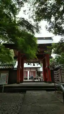 柞原八幡宮の山門・神門